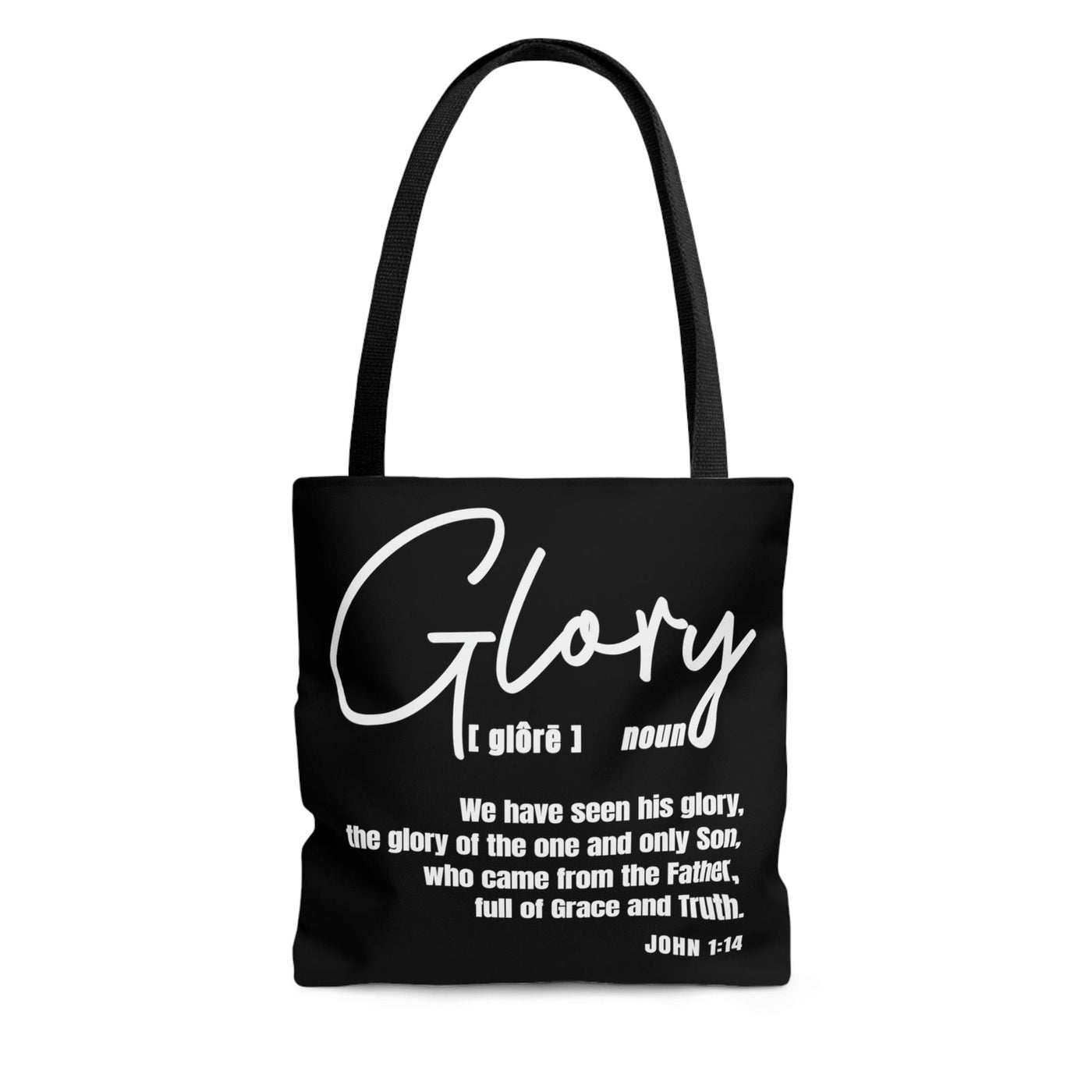 Canvas Tote Bag Glory Christian Inspiration - Bags