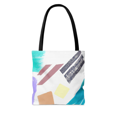 Canvas Tote Bag Pastel Pattern - Bags