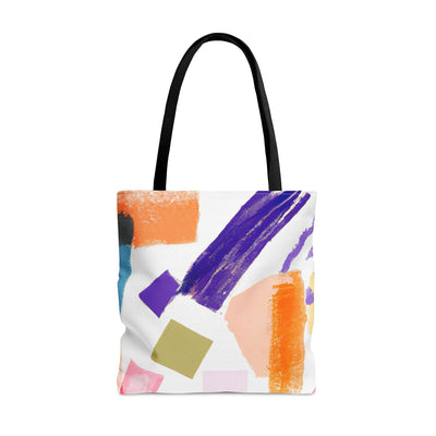 Canvas Tote Bag Pastel Pattern - Bags