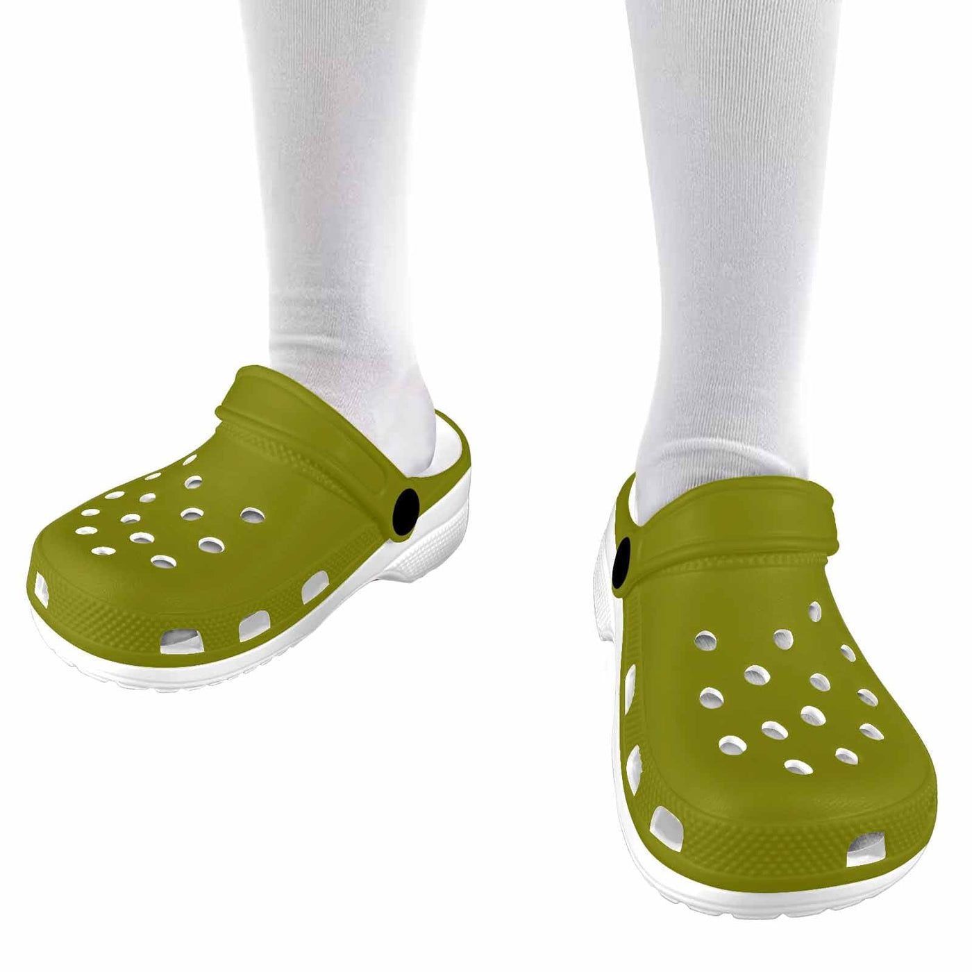 Dark Olive Green Clogs For Youth - Unisex | Clogs | Youth