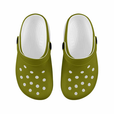 Dark Olive Green Clogs For Youth - Unisex | Clogs | Youth