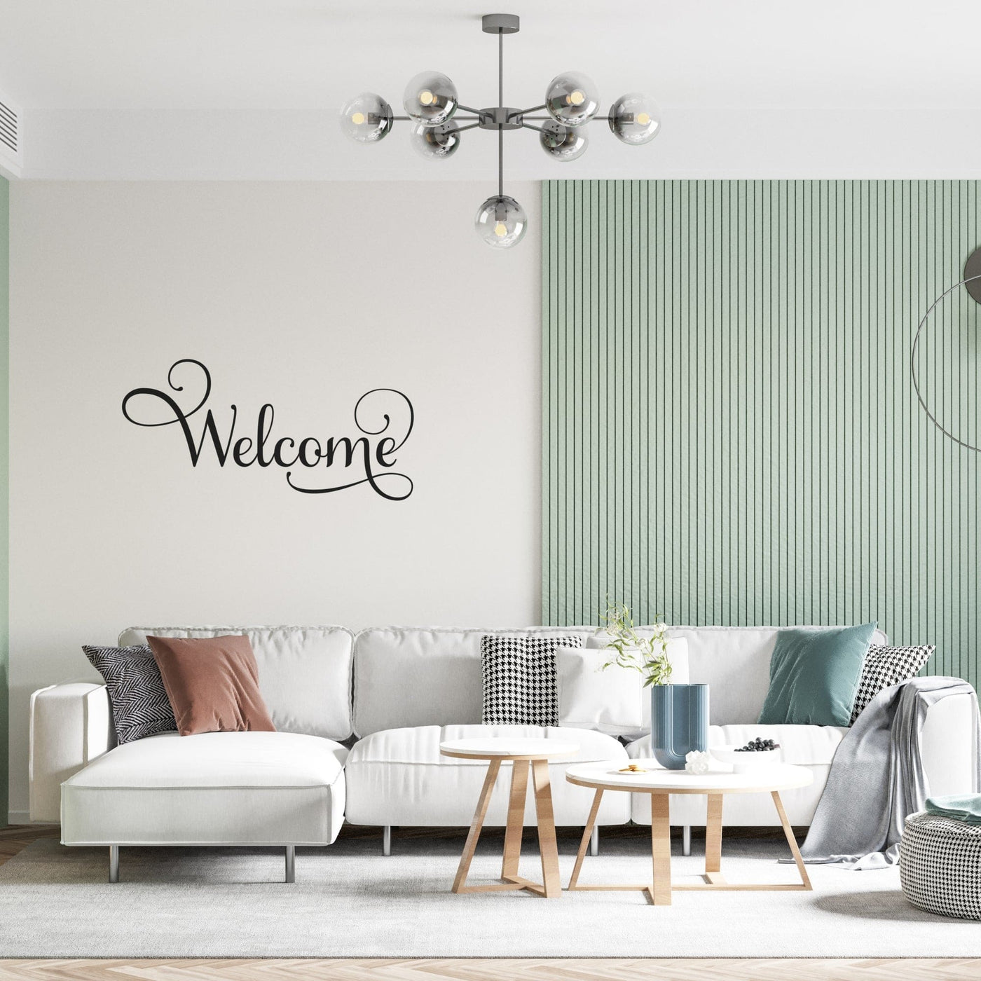 Decor - Welcome Removable Vinyl Wall Decal Easy Peel And Stick Wall Art