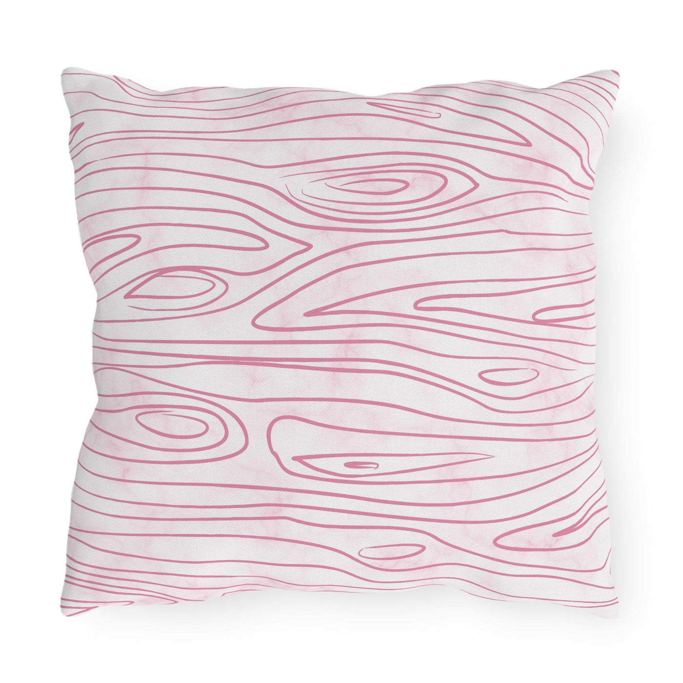Decorative Outdoor Pillows - Set Of 2 Pink Line Art Sketch Print | Throw Indoor