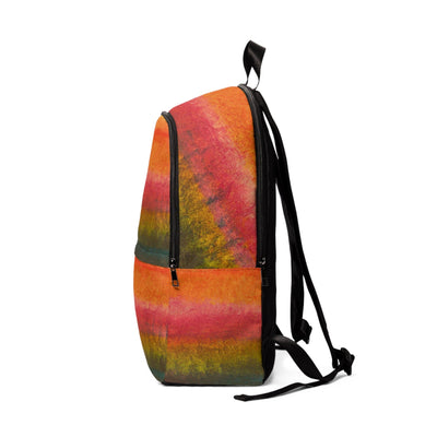 Fashion Backpack Waterproof Autumn Fall Watercolor Abstract Print - Bags
