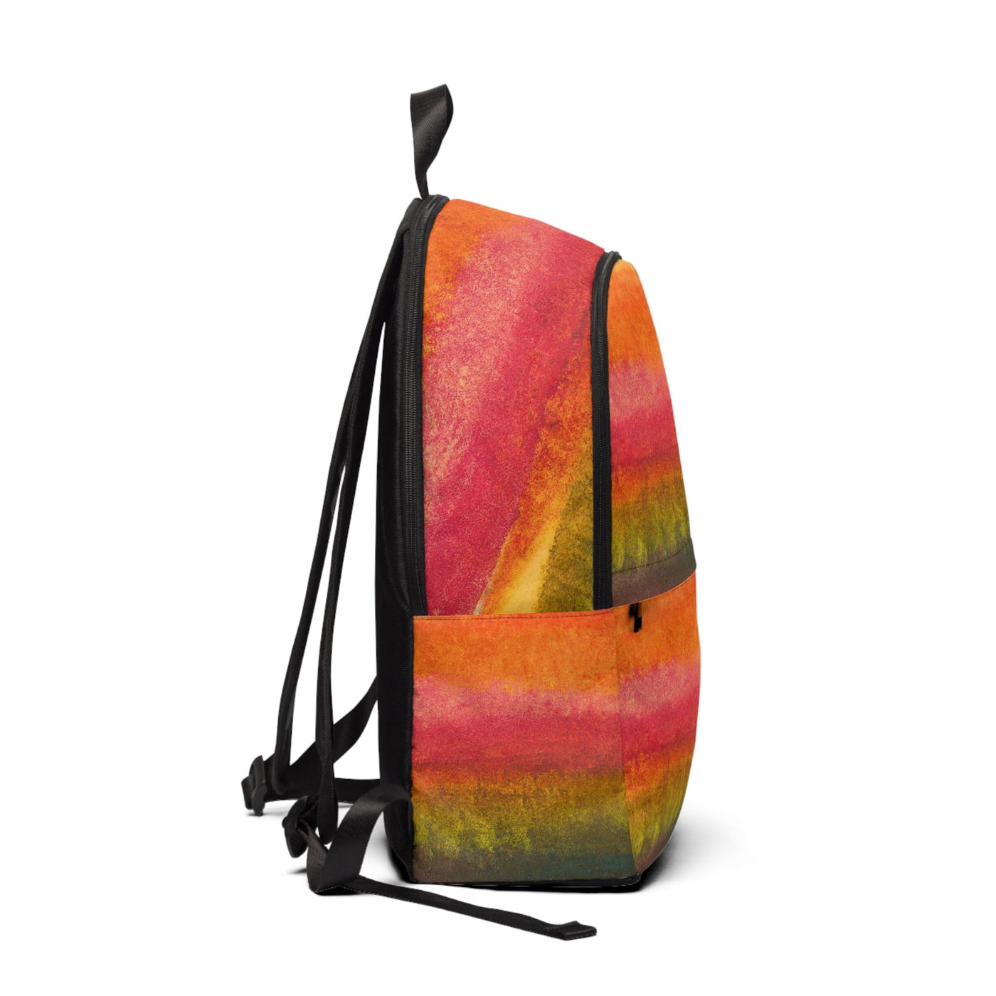 Fashion Backpack Waterproof Autumn Fall Watercolor Abstract Print - Bags