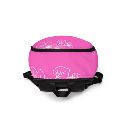 Fashion Backpack Waterproof Pink Floral 7022623 - Bags