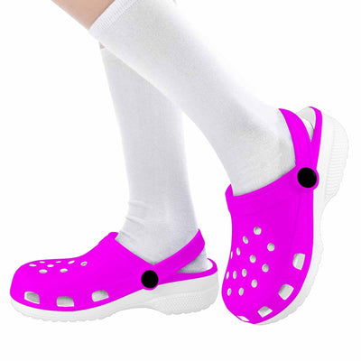 Fuchsia Pink Clogs For Youth - Unisex | Clogs | Youth