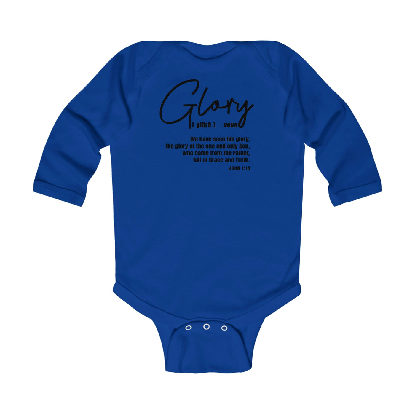 Infant Long Sleeve Bodysuit Glory Christian Inspiration - Childrens | Infant