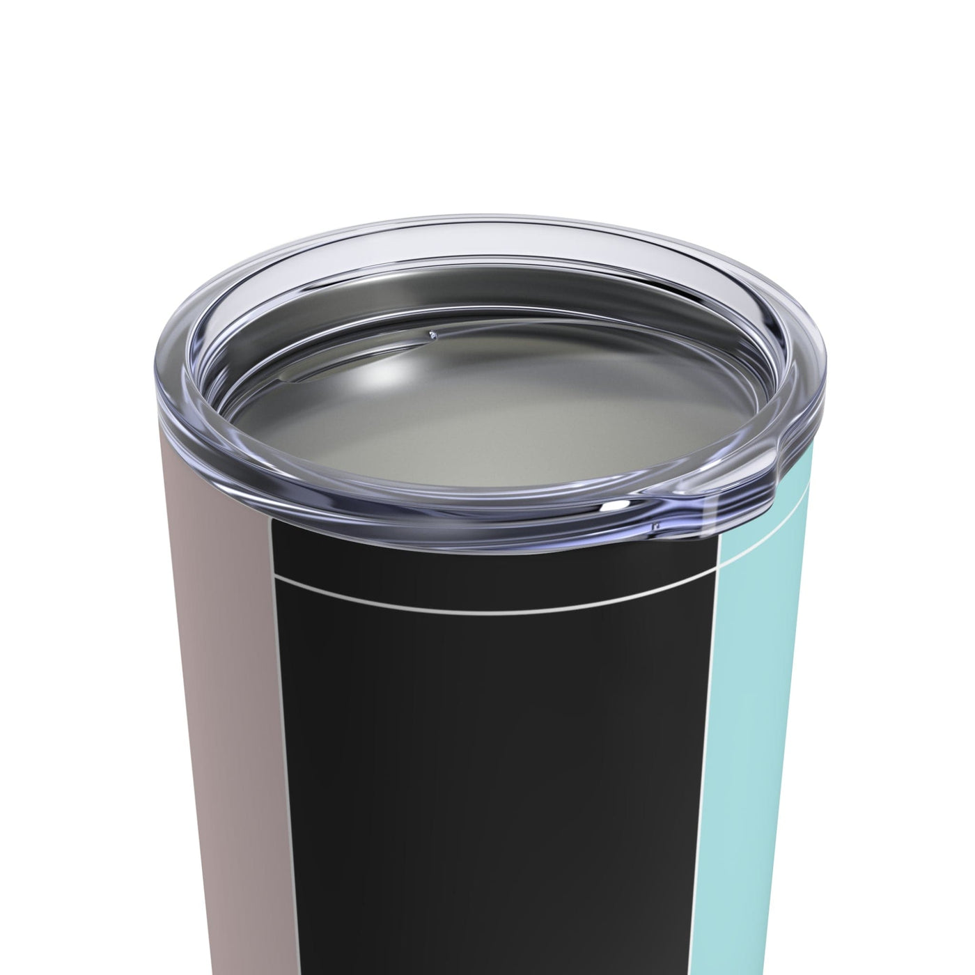 Insulated Tumbler 10oz Pastel Colorblock Pink/black/blue - Mug