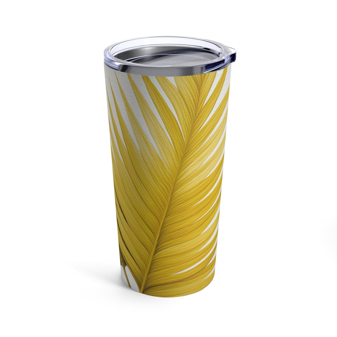 Insulated Tumbler 20oz Yellow Palm Leaves - Mug