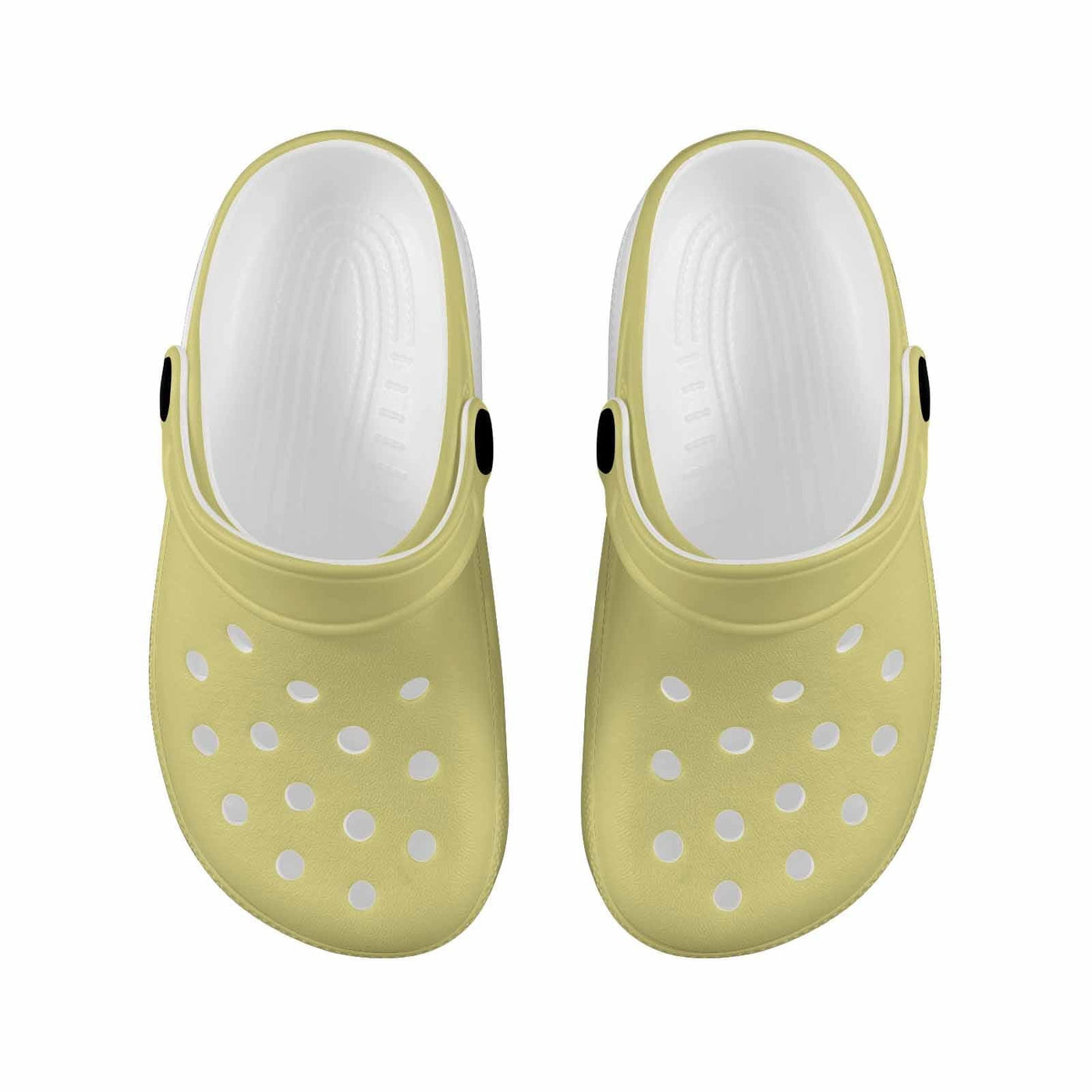Khaki Yellow Clogs For Youth - Unisex | Clogs | Youth