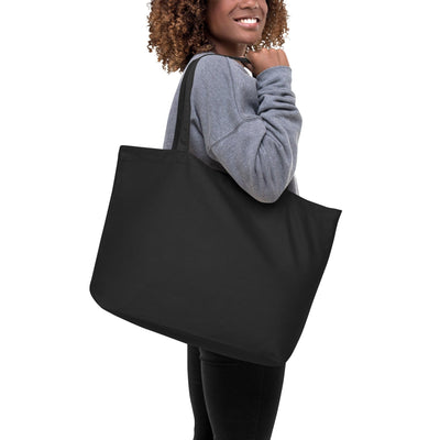 Large Black Tote Bag Uniquely You illustration - Bags | Tote Bags | Cotton