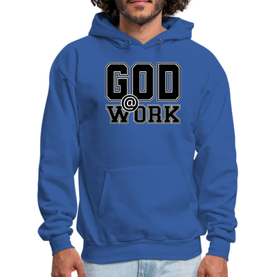 Mens Graphic Hoodie God @ Work Print - Unisex | Hoodies