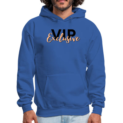 Mens Graphic Hoodie Vip Exclusive Black And Beige - Affirmation - Unisex