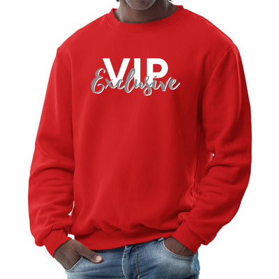 Mens Graphic Sweatshirt Vip Exclusive Grey And White - Affirmation - Mens