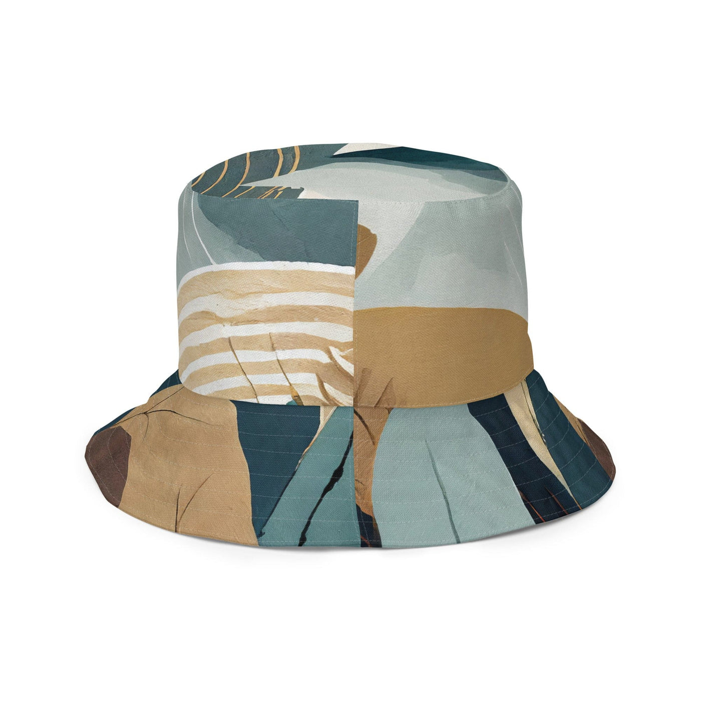 Reversible Bucket Hat Boho Style Print 3698