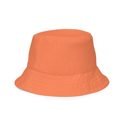 Reversible Bucket Hat Coral Orange Red