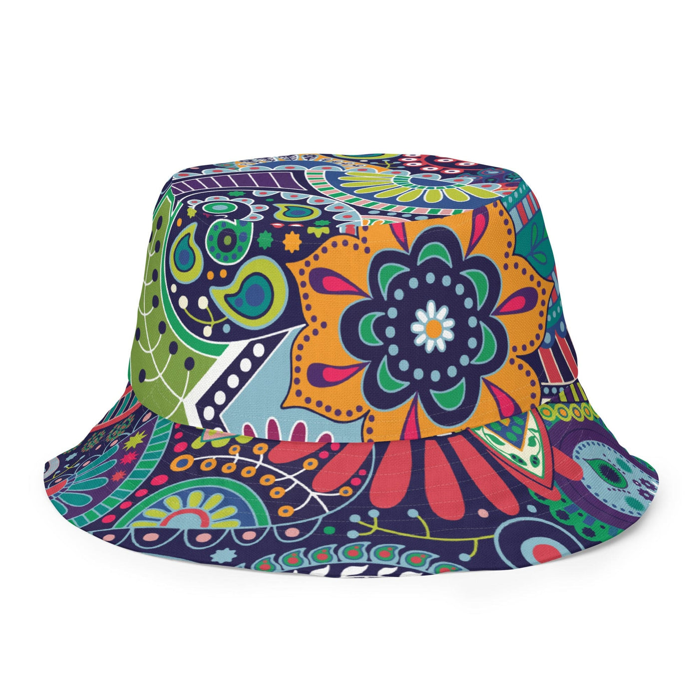 Reversible Bucket Hat Floral Paisley 22523