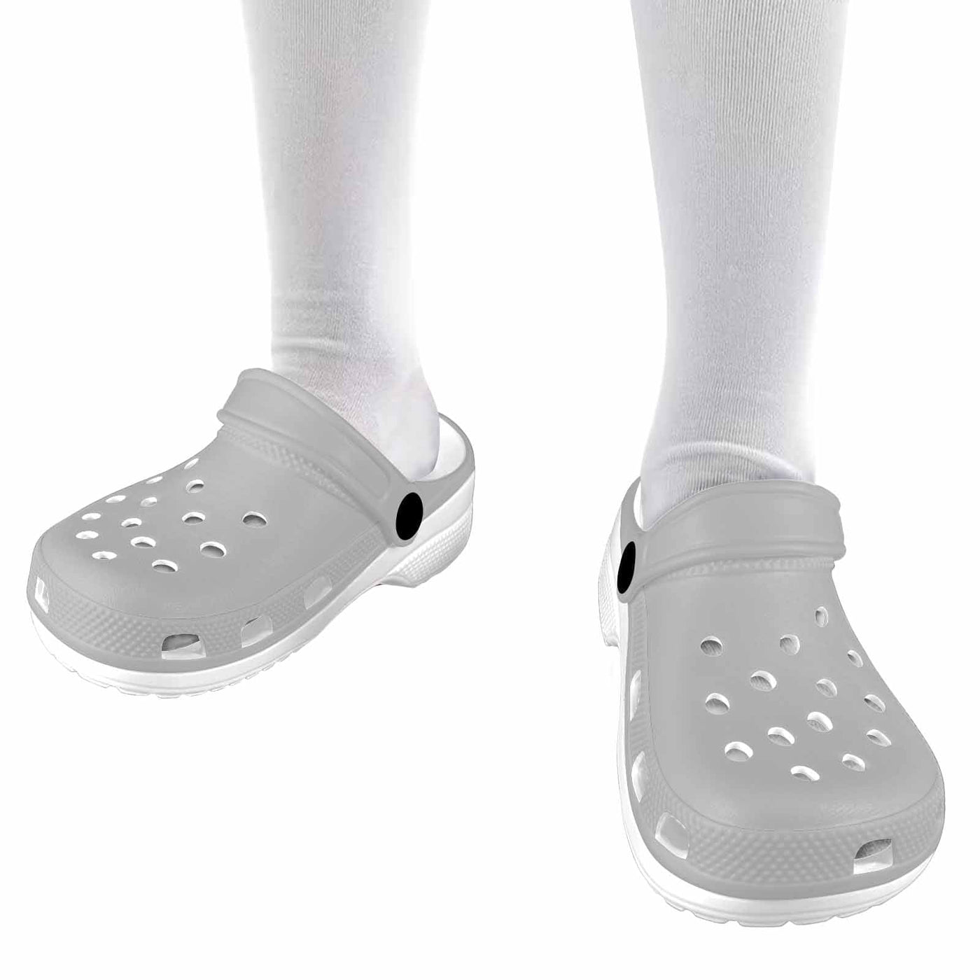 Silver Kids Clogs - Unisex | Clogs | Youth