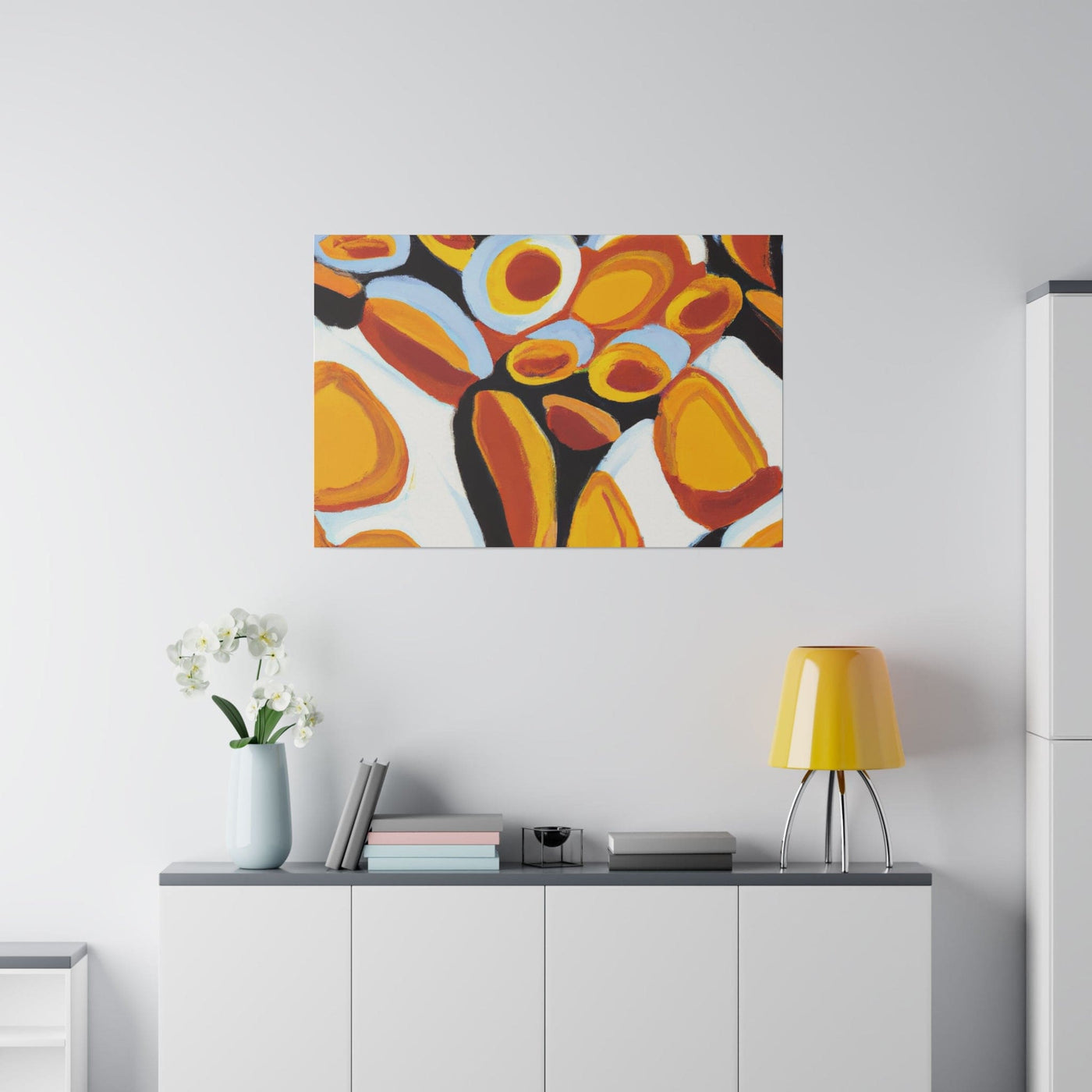 Wall Art Decor Print for Living Room Office Wall Decor Bedroom Artwork Orange