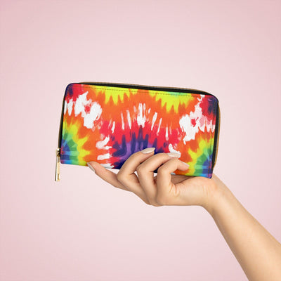 Womens Zipper Wallet Psychedelic Rainbow Tie Dye - Bags | Zipper Wallets