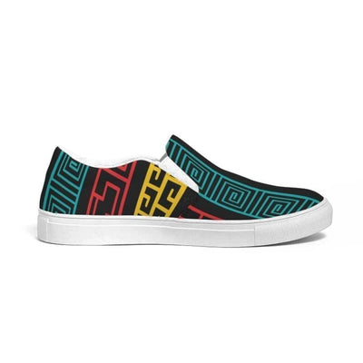 Mens Sneakers Multicolor Low Top Canvas Slip-on Sports Shoes - E6b375 - Mens