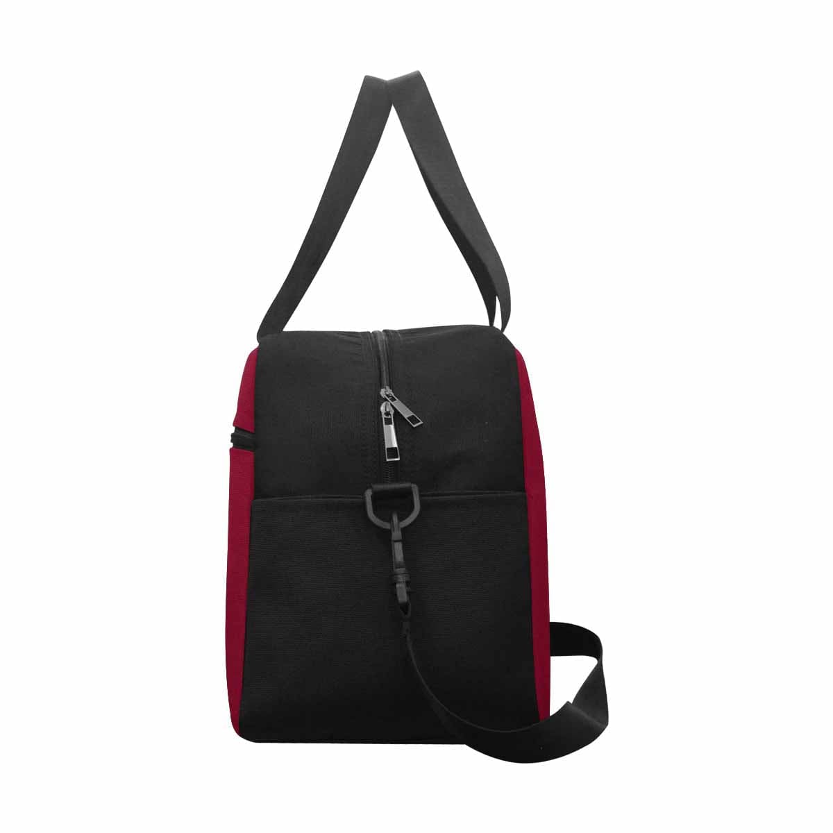 Burgundy Red Tote And Crossbody Travel Bag - Bags | Travel Bags | Crossbody