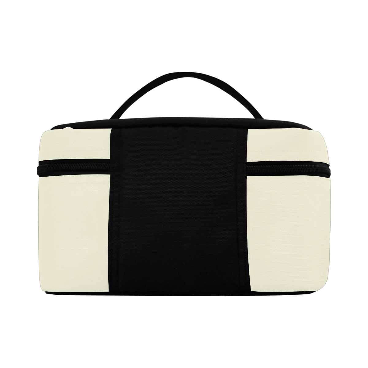 Cosmetic Bag Beige Travel Case - Bags
