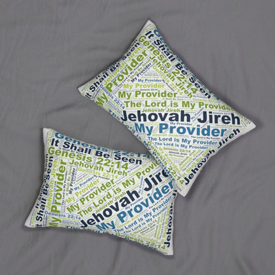 Decorative Lumbar Throw Pillow Jehovah Jireh My Provider Word Art Print