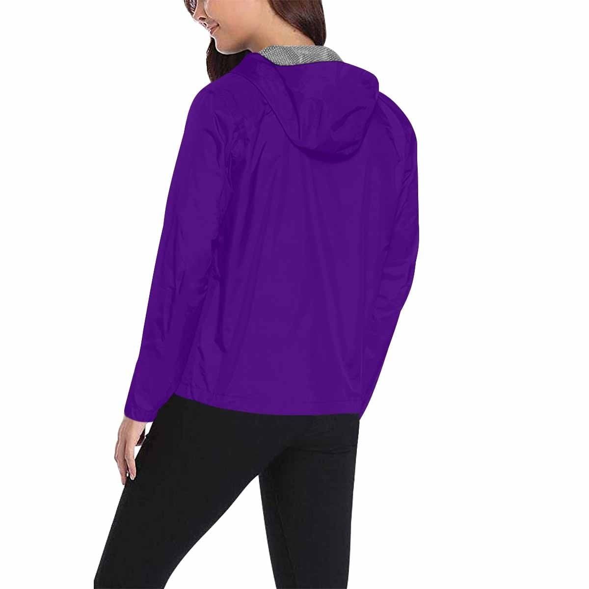 Indigo Purple Hooded Windbreaker Jacket - Men / Women - Mens | Jackets