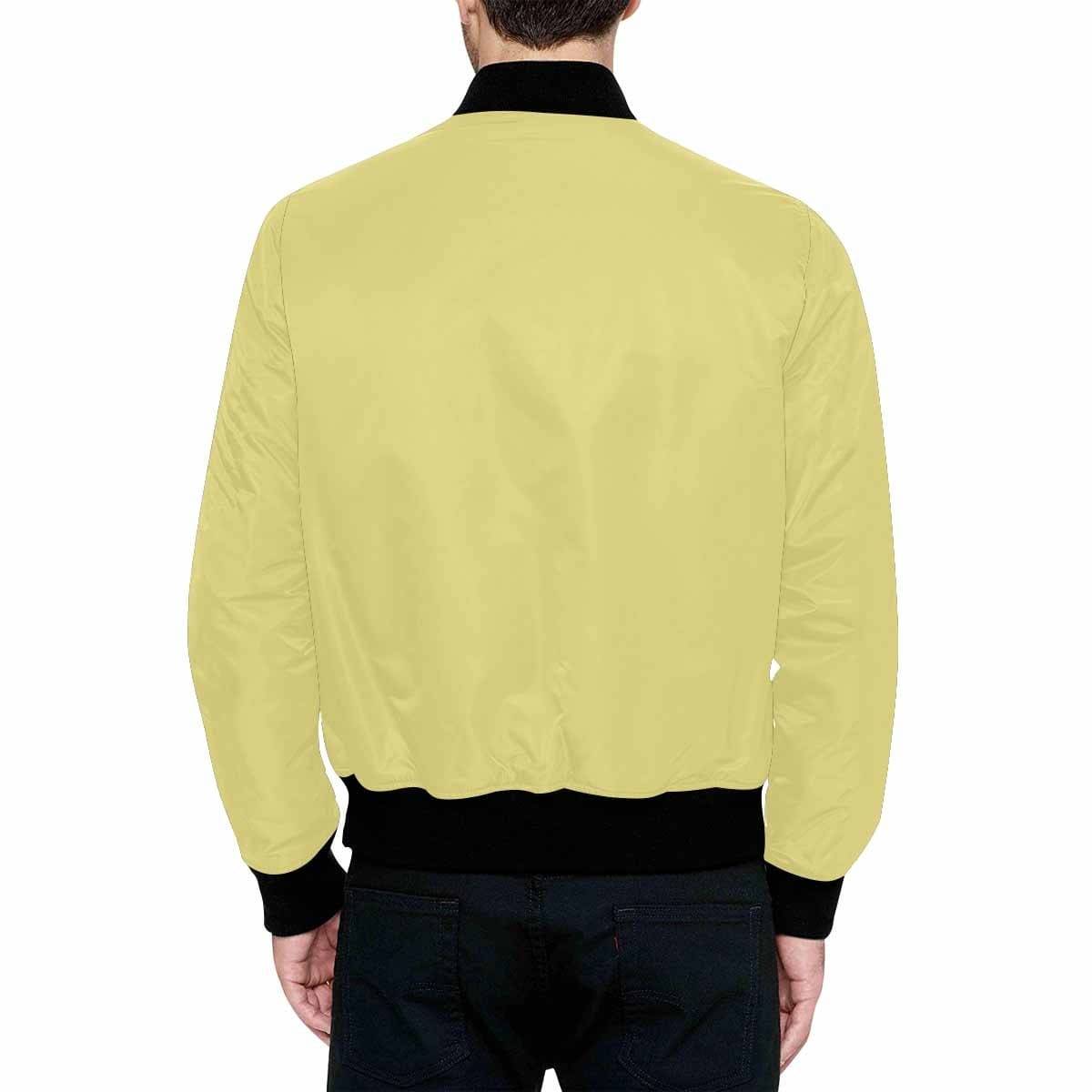 Mens Jacket Khaki Yellow And Black Bomber Jacket - Mens | Jackets | Bombers