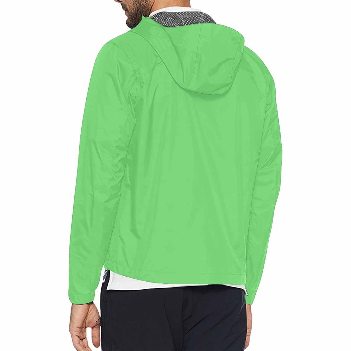 Pastel Green Hooded Windbreaker Jacket - Men / Women - Mens | Jackets