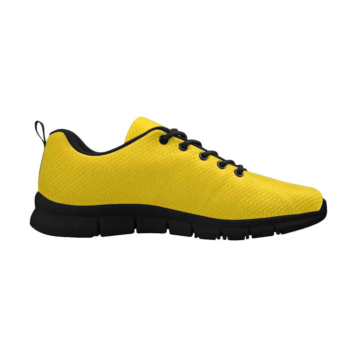 Sneakers For Men Golden Yellow - Canvas Mesh Athletic Running Shoes - Mens