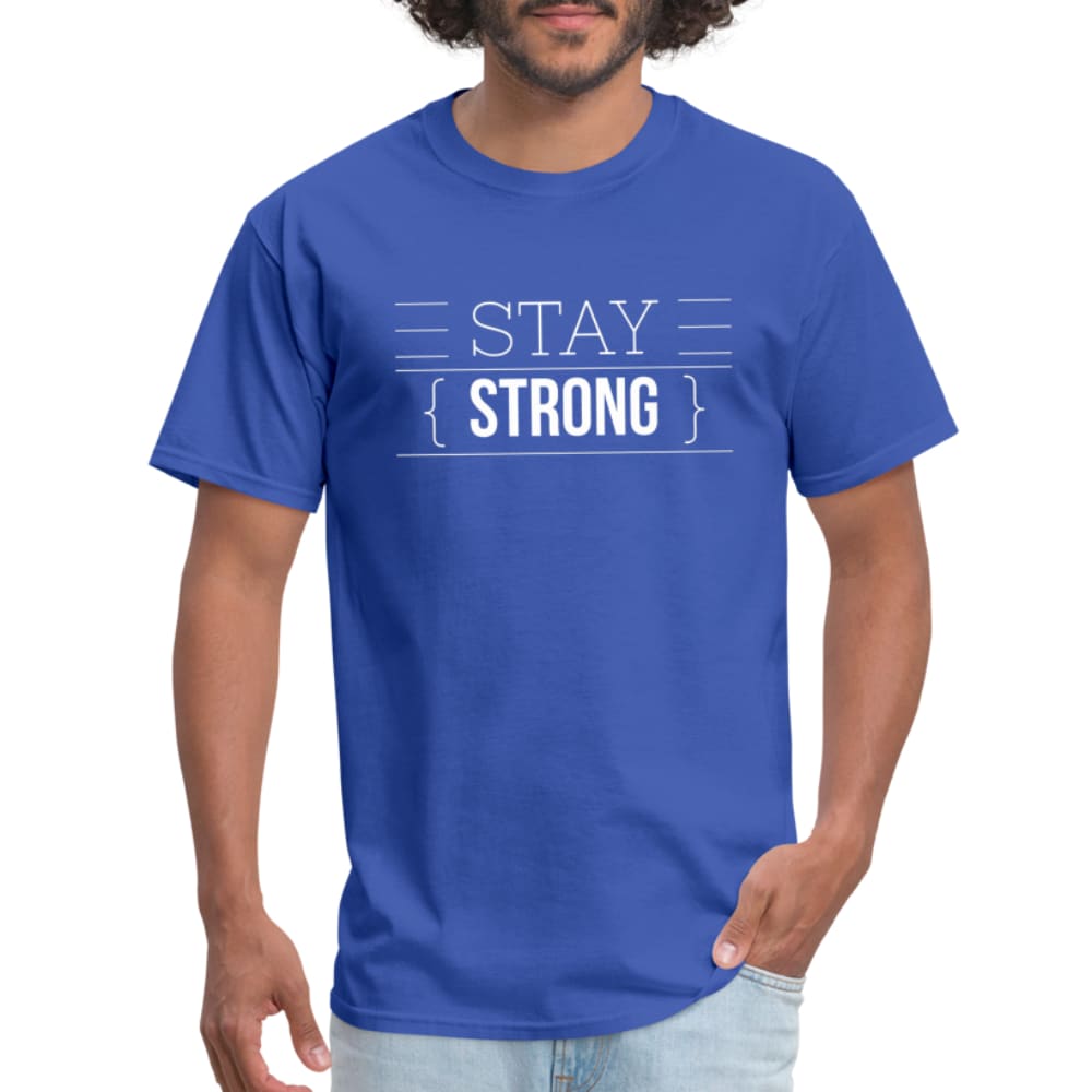 T-shirt - Short Sleeve Tee Stay Strong Print - Mens | T-Shirts