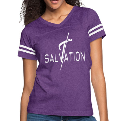 Womens T-shirt Vintage Sport Black S-2xl Salvation - Womens | T-Shirts