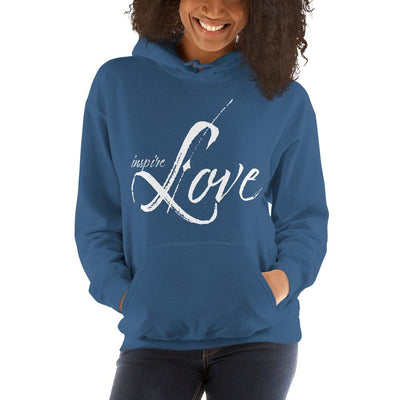 Womens Hoodie - Pullover Hooded Sweatshirt - Graphic/inspire Love - Womens