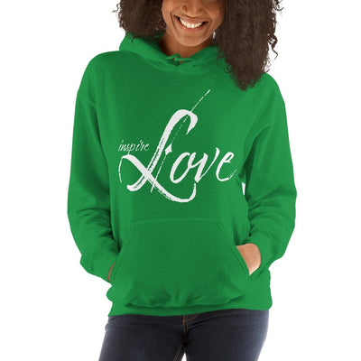 Womens Hoodie - Pullover Hooded Sweatshirt - Graphic/inspire Love - Womens