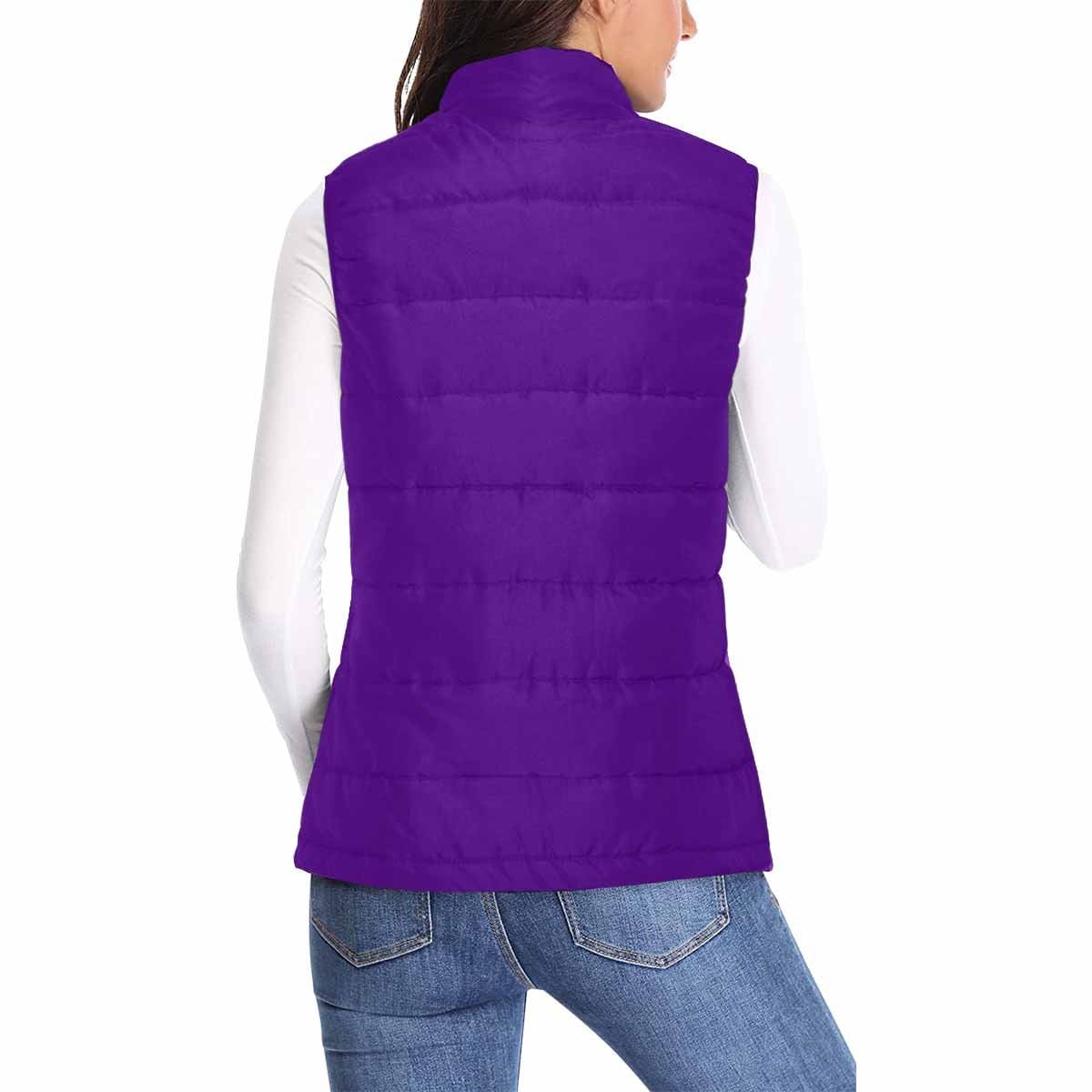 Womens Puffer Vest Jacket Indigo Purple - Womens | Jackets | Puffer Vests
