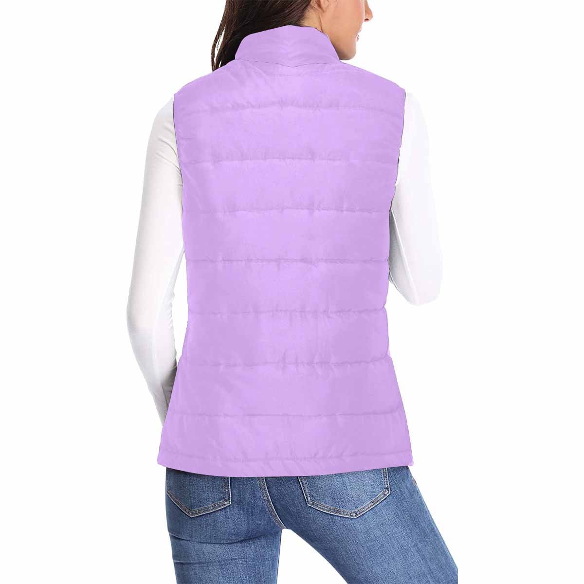 Womens Puffer Vest Jacket / Mauve Purple - Womens | Jackets | Puffer Vests