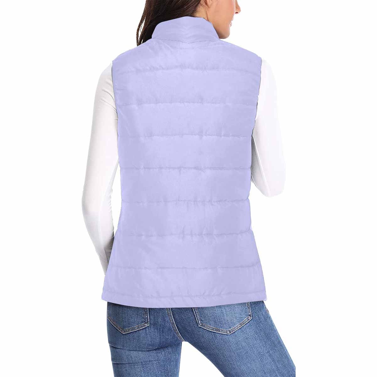 Womens Puffer Vest Jacket / Periwinkle Purple - Womens | Jackets | Puffer Vests