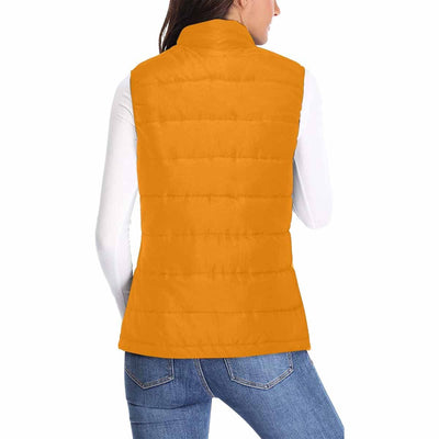 Womens Puffer Vest Jacket / Tangerine Orange - Womens | Jackets | Puffer Vests