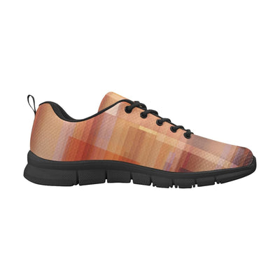Womens Sneakers Geometric Brown And Black Running Shoes - Womens | Sneakers