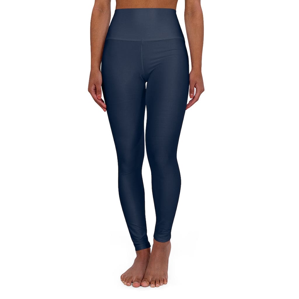 Womens High Waist Fitness Leggings / Yoga Pants Navy Blue - Womens | Leggings