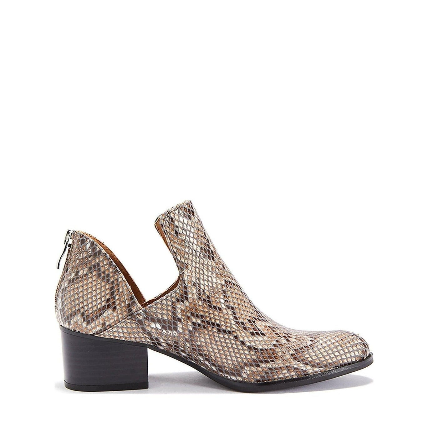 Womens Shoe Low Heel Snakeskin Style Fredricka Booties (size 7.5) - Deals