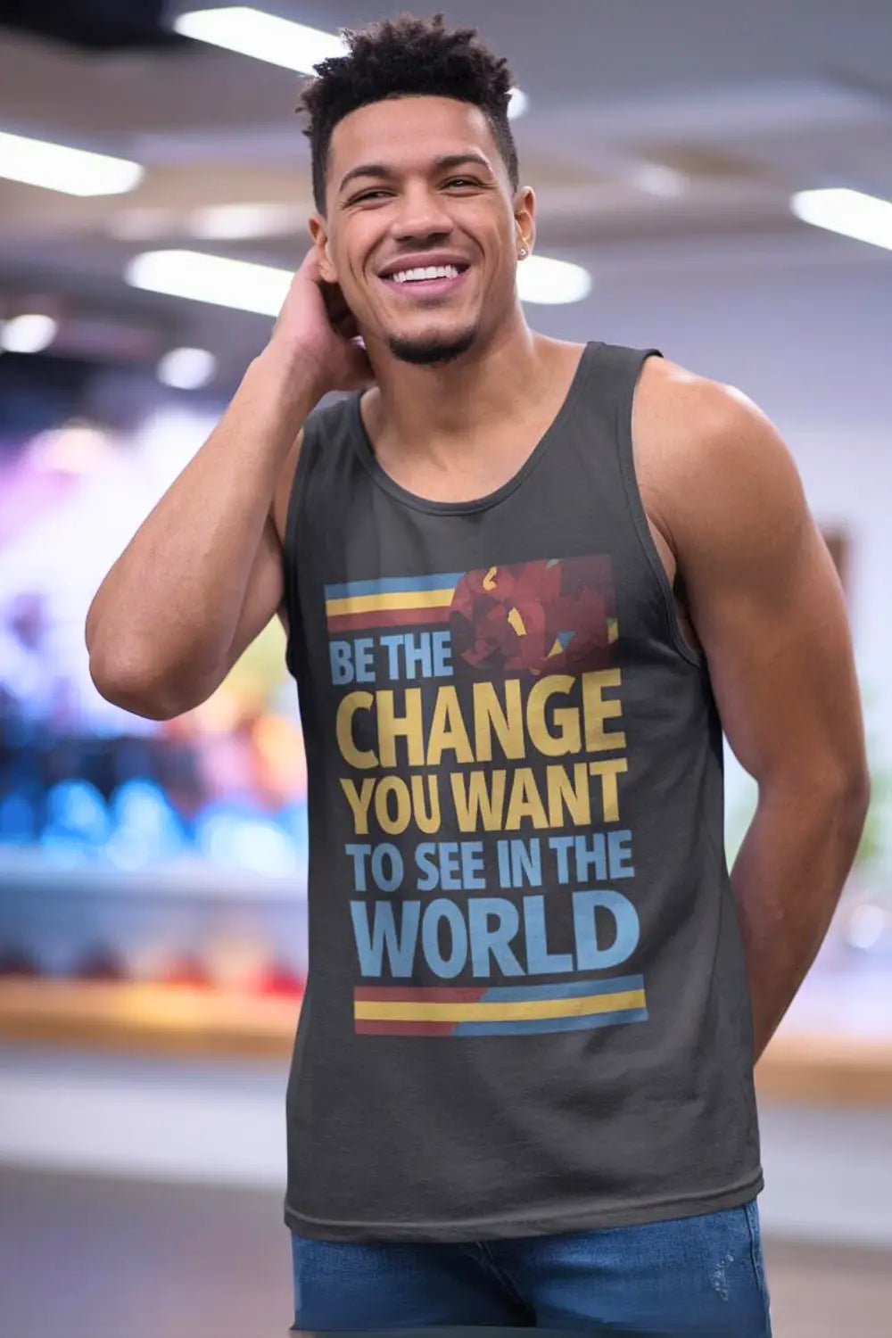 Mens Graphic Tank Top