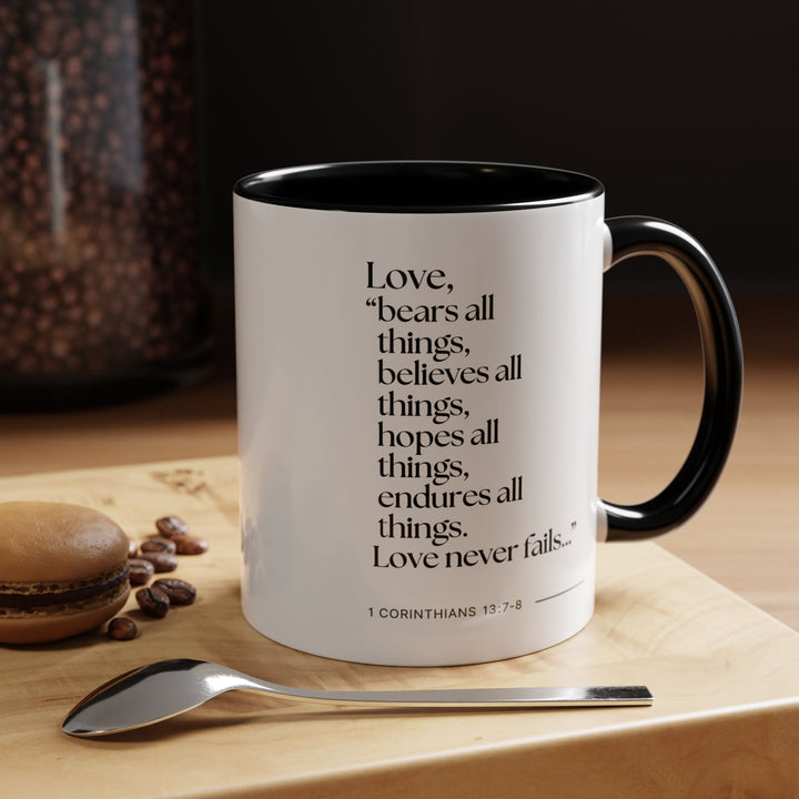 Ceramic Gift Mug - Love Never Fails