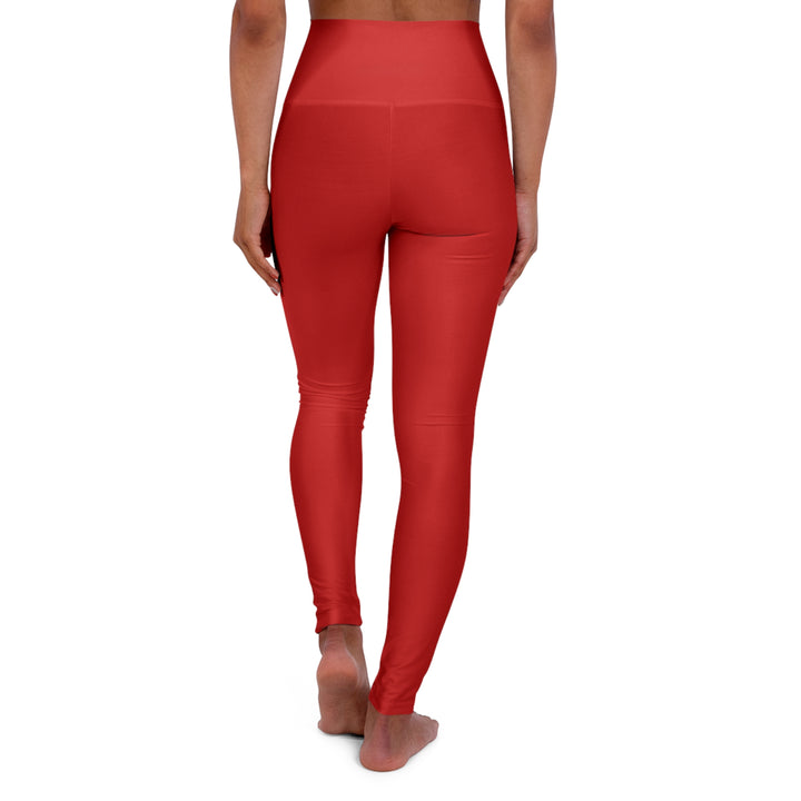 Womens High-waist Fitness Legging Yoga Pants Red - Womens | Leggings | Yoga