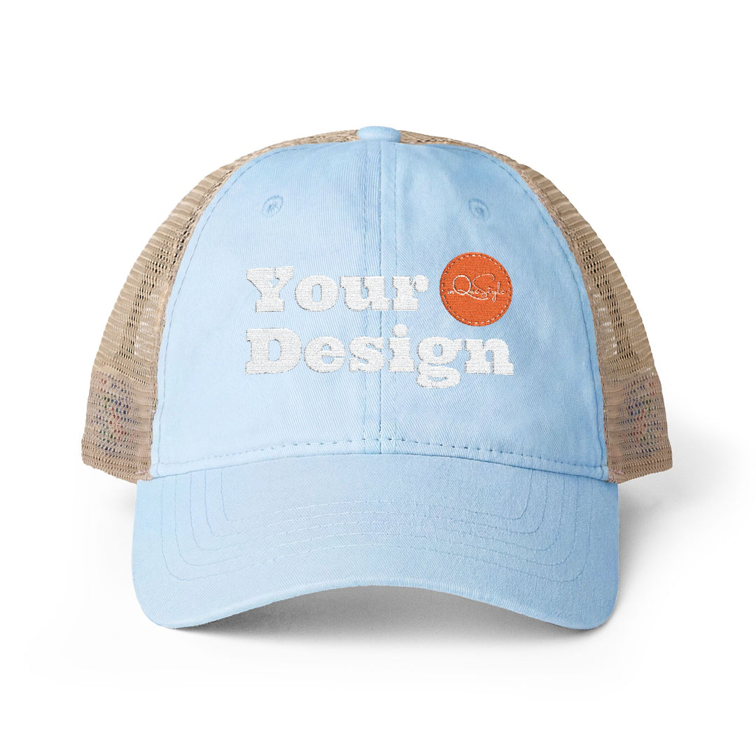 Womens Mesh-Back Embroidered Cap