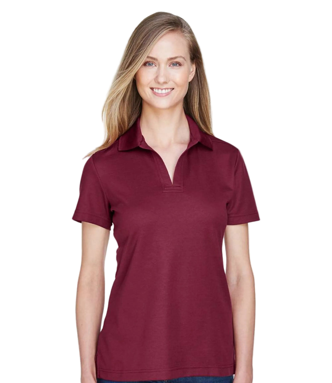 Devon & Jones CrownLux Performance Women's Plaited Polo | Embroidery