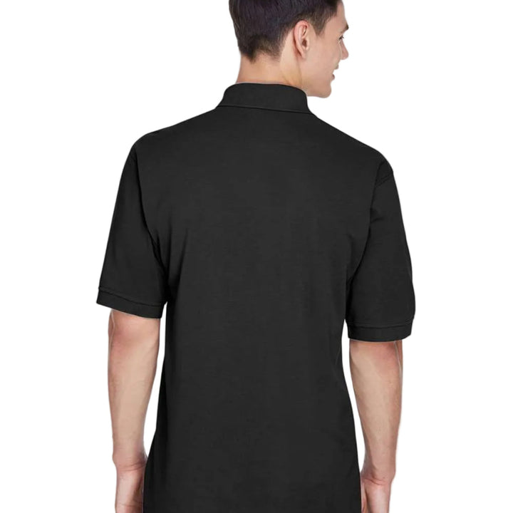 Harriton Mens Easy Blend Polo | Embroidery